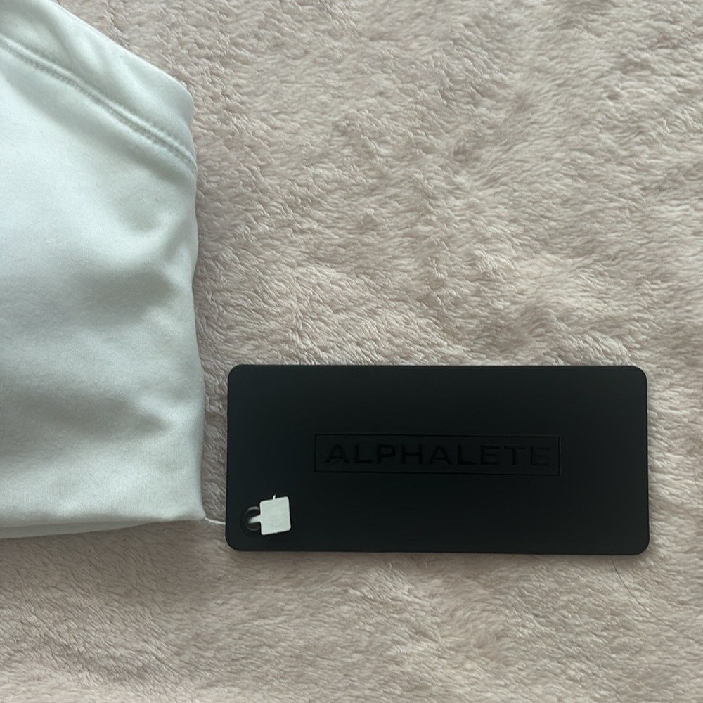Alphalete Asymmetrical Bra - White, Small - Picture 2 of 4